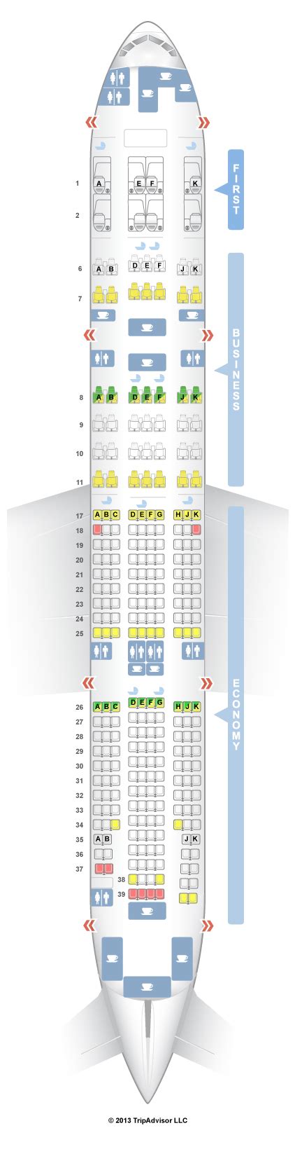 seating emirates 777|Seat map Boeing 777.